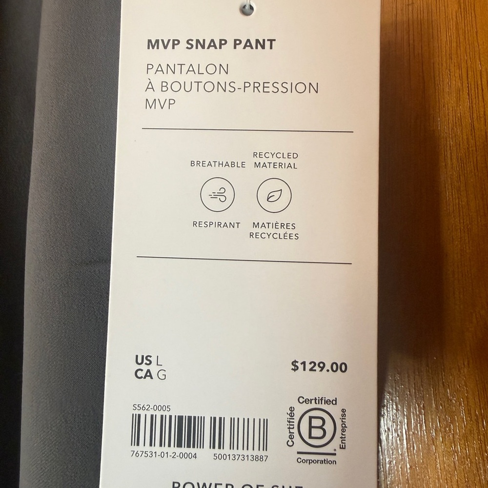 Athleta Drawstring Performance Pants - Slate Gray… - image 6